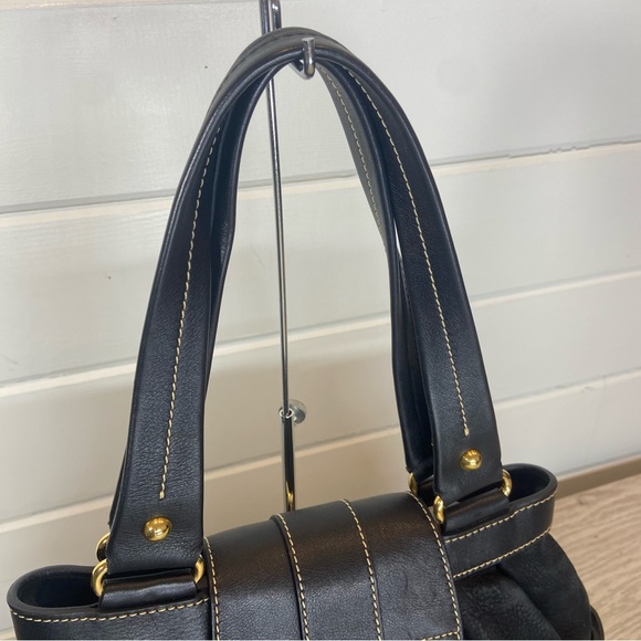 Dooney & Bourke Hayden Panettiere Black Suede Leather Hobo Bag Limited Edition - Picture 12 of 12